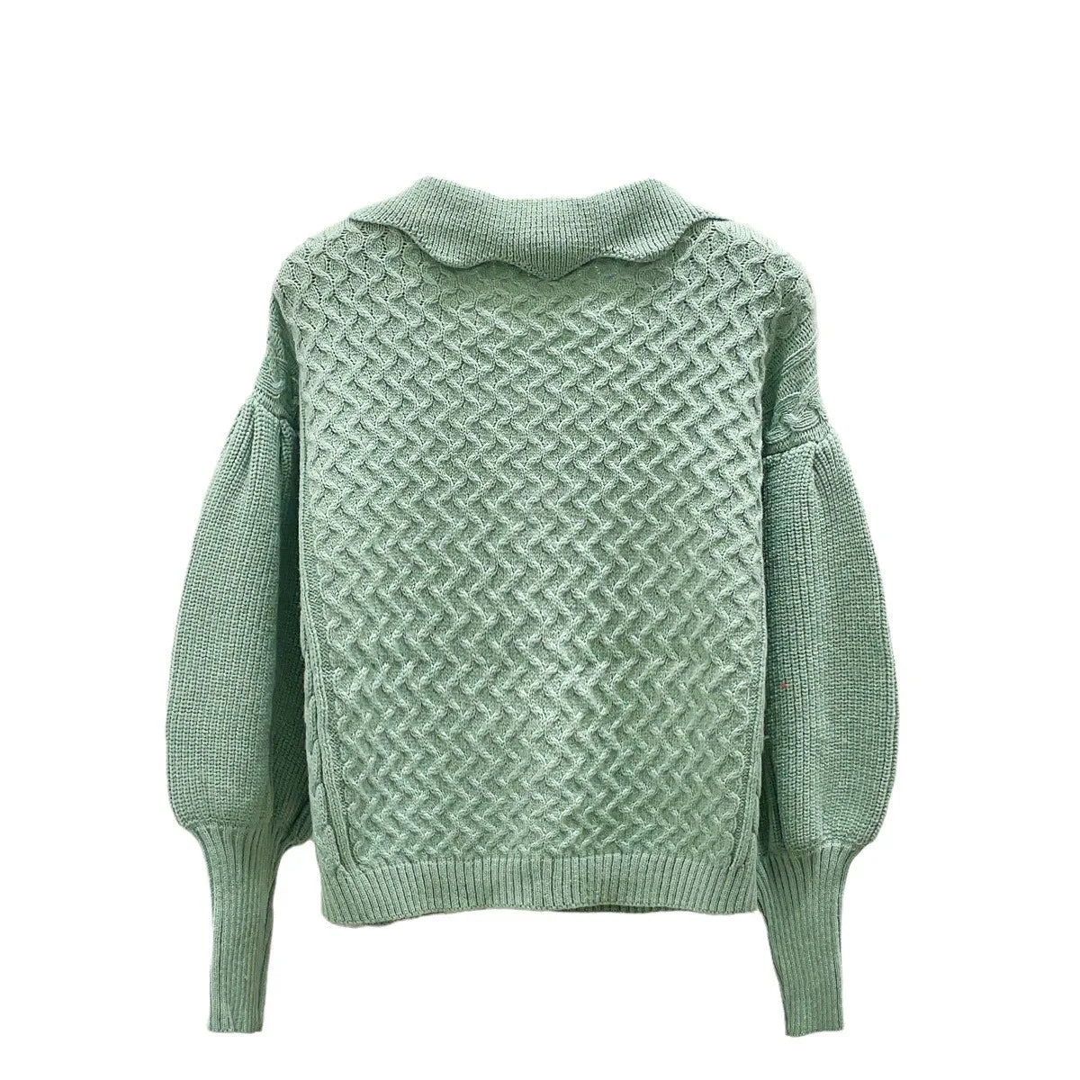 Kalamet Women Floral Embroidery Vintage Knitted Cardigan