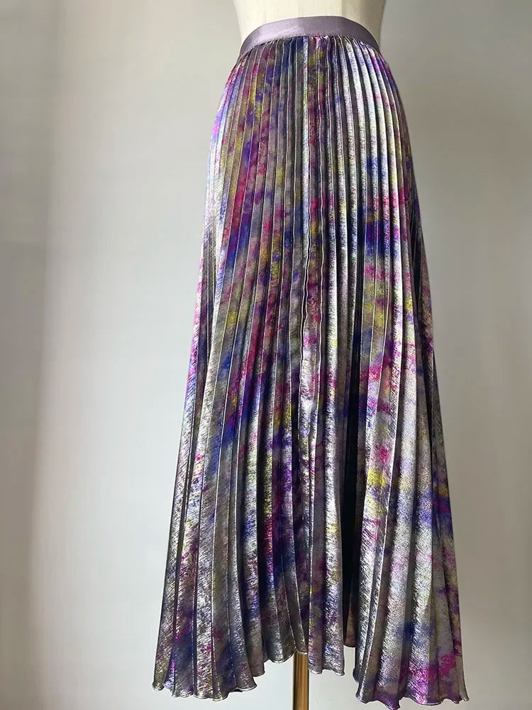 Kalamet Metallic Skirt