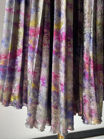 Kalamet Metallic Skirt