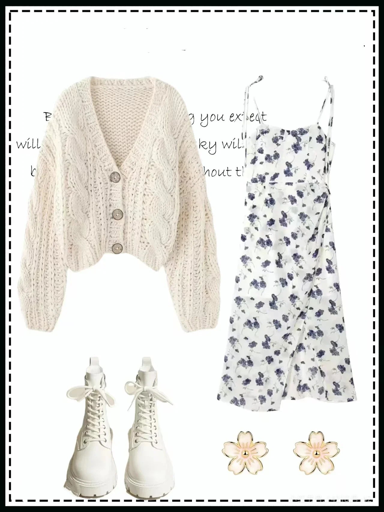 Kalamet Hand-knitted Twist Chunky Sweater Cardigan