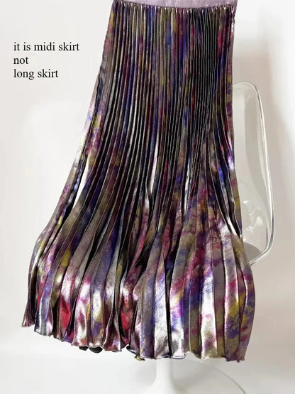 Kalamet Metallic Skirt